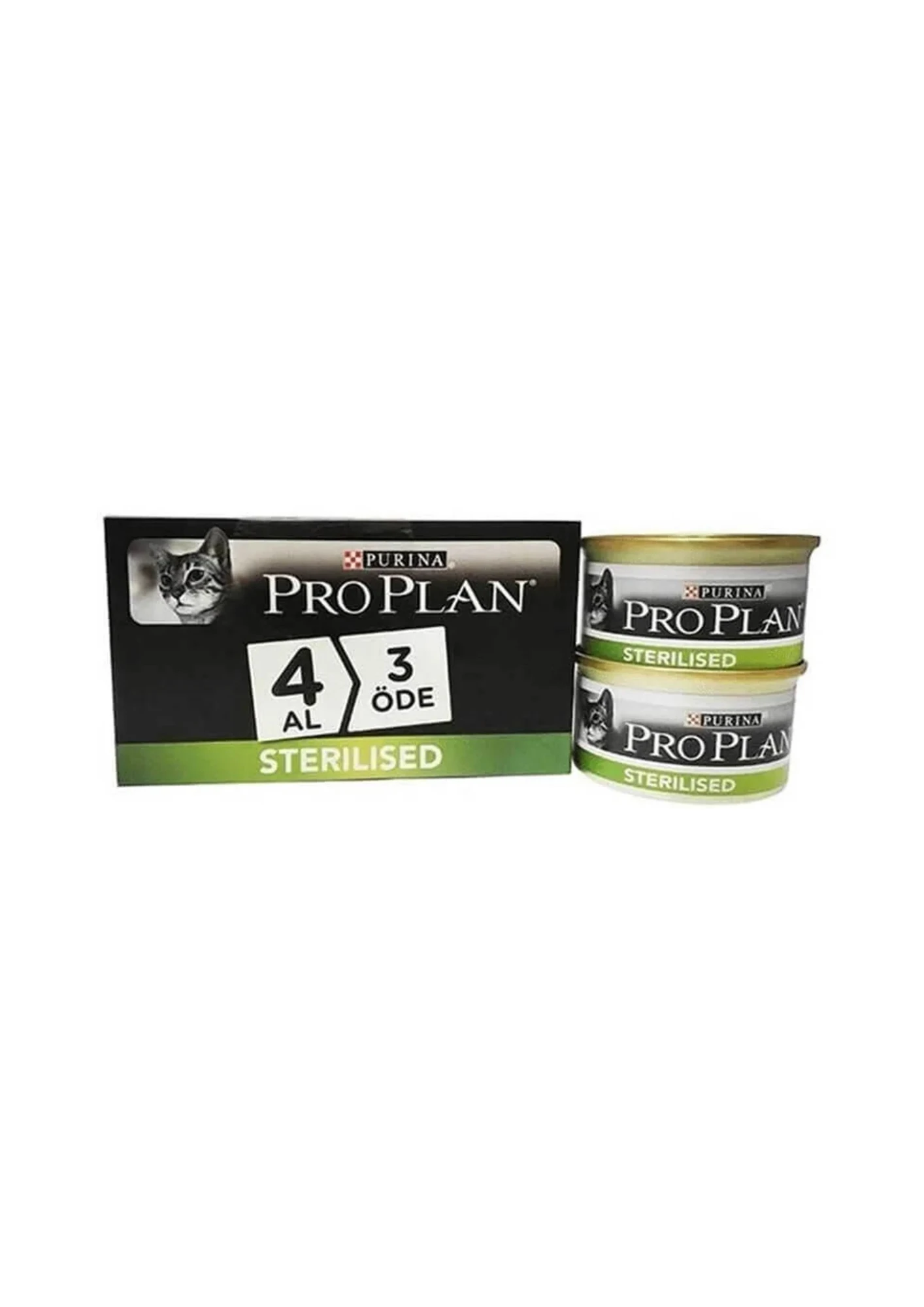 PRO PLAN Kısırlaştırılmış Somonlu Kedi Konserve 85 Gr 4 Al 3 Öde