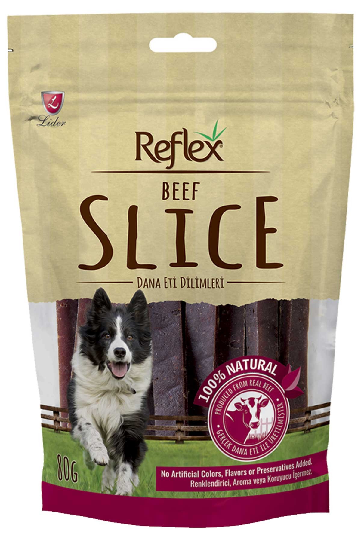 REFLEX Biftek Sandvic Stick Köpek Ödül 80 GR