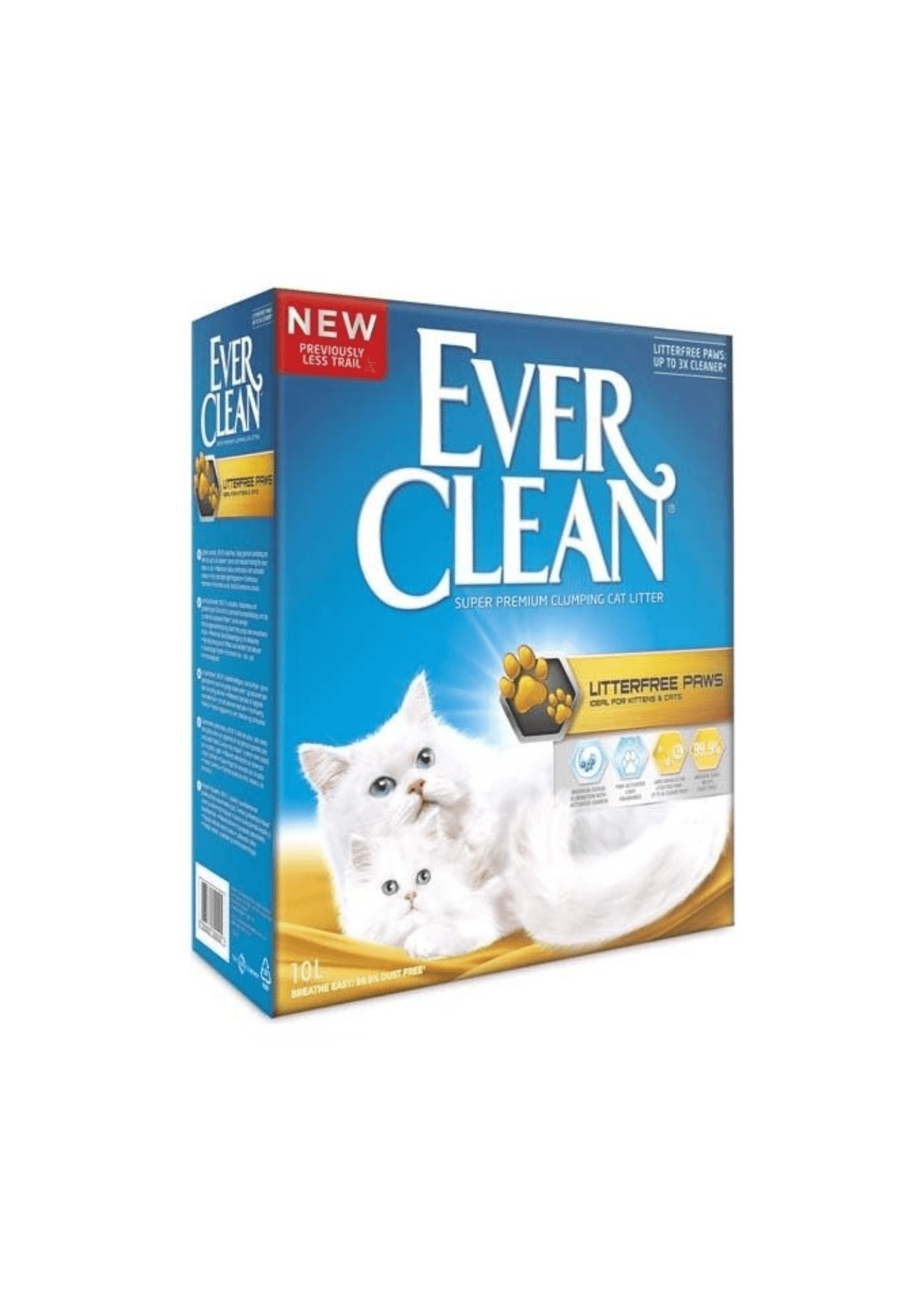 EVER CLEAN Litter Free Paws İz Bırakmayan Kedi Kumu 10 LT