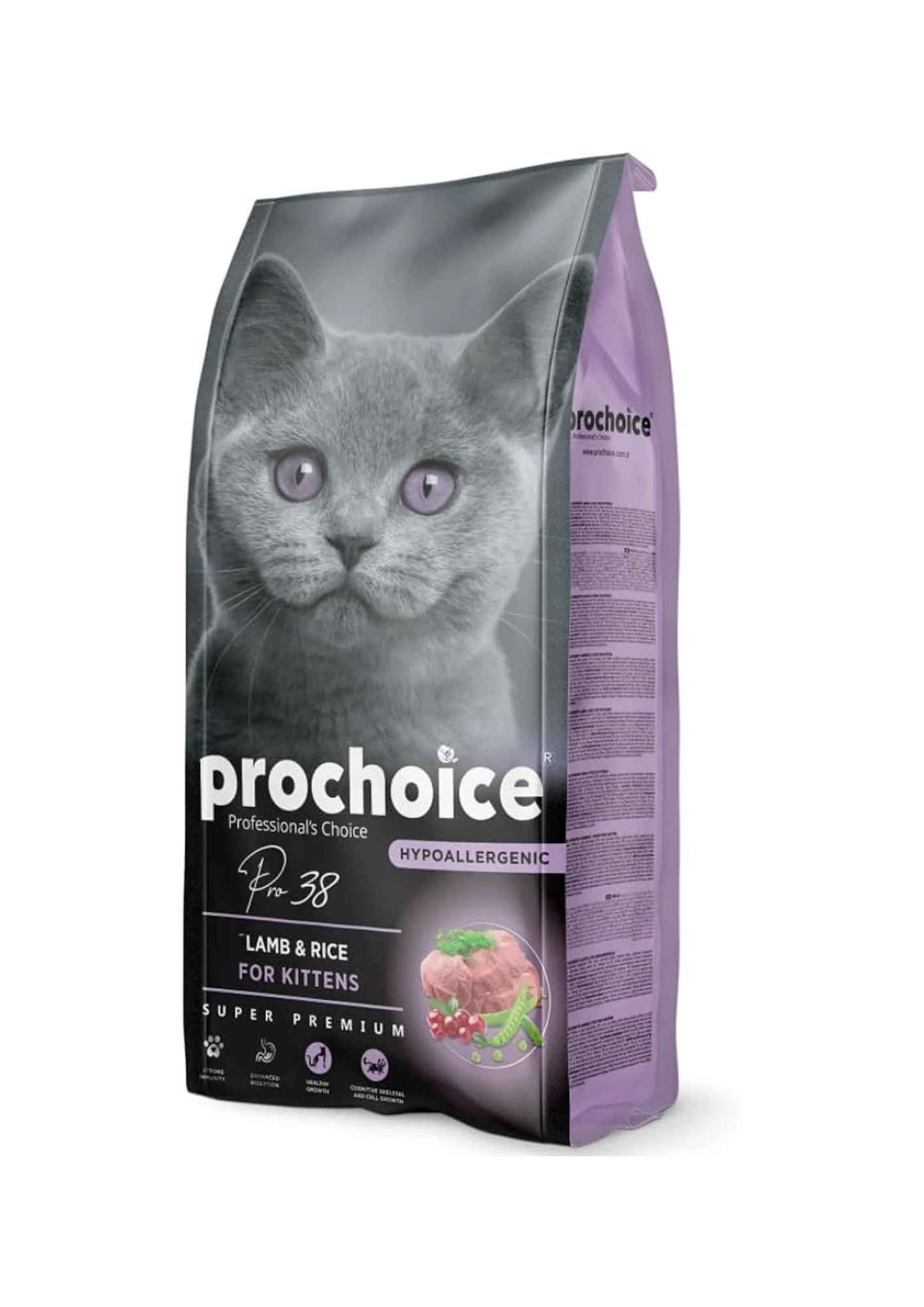 PRO CHOICE Pro 38 Kuzulu Pirinçli Yavru Kedi Maması 15 Kg