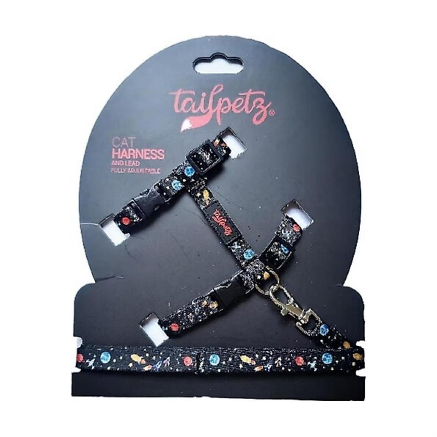 TAILPETZ Kedi Göğüs Tasması Space