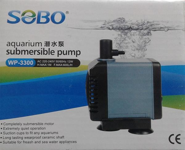 SOBO Akv. Pompası 12W 600 Lt/H