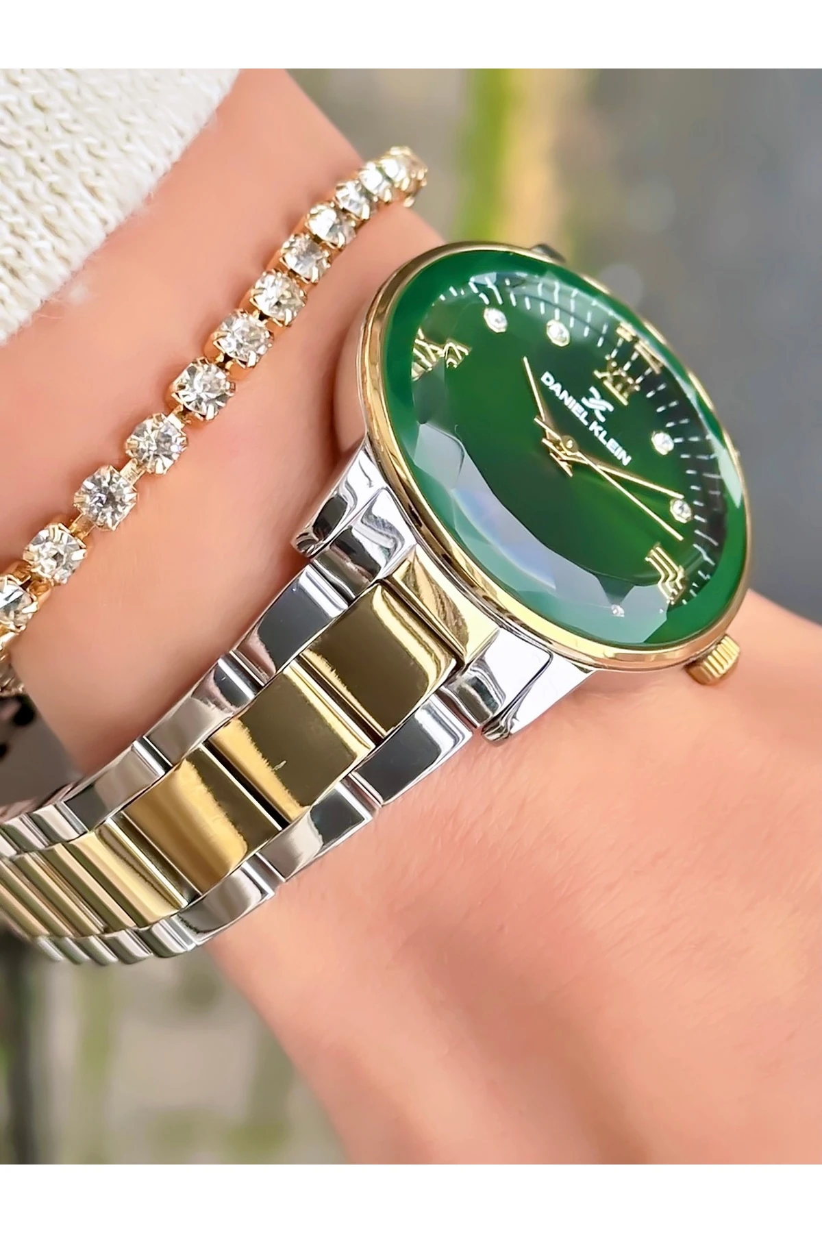 Yeni Sezon Paslanmaz Çelik Kordon Kadın Kol Saati+Bileklik