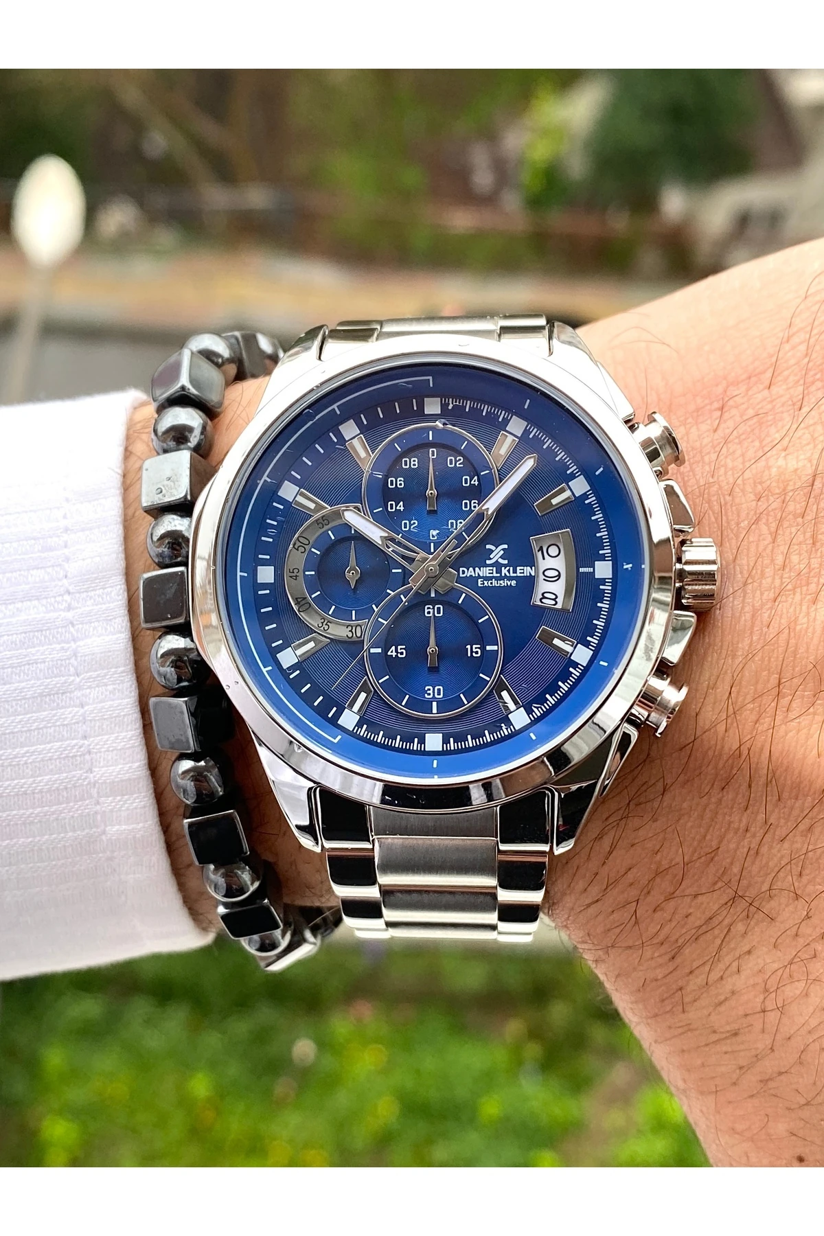 Yeni Sezon Paslanmaz Çelik Kordon Erkek Kol Saati,3ATM Su Geçirmez+Bileklik