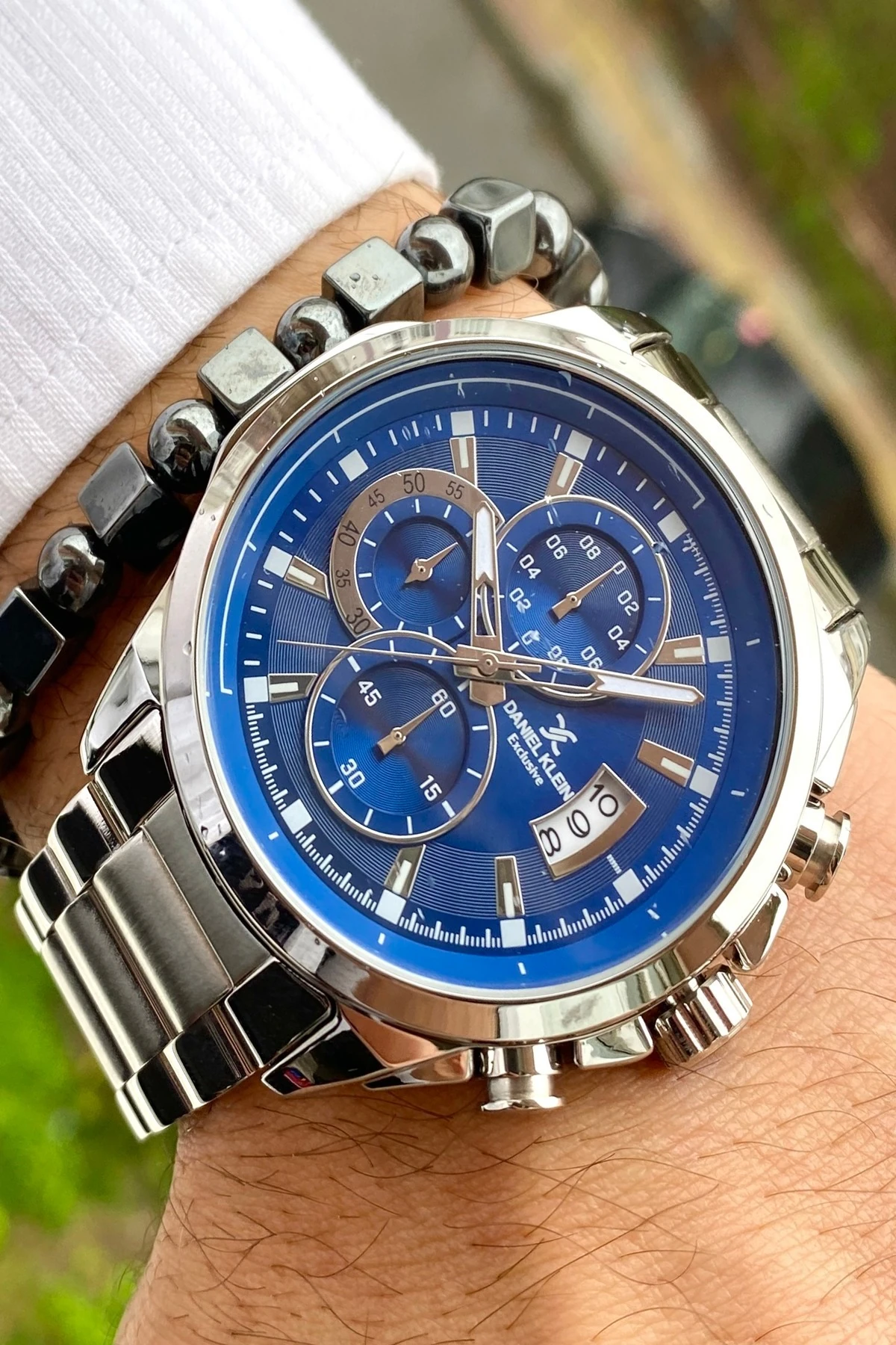 Paslanmaz Çelik Kordon Erkek Kol Saati 3 Atm Su Geçirmez