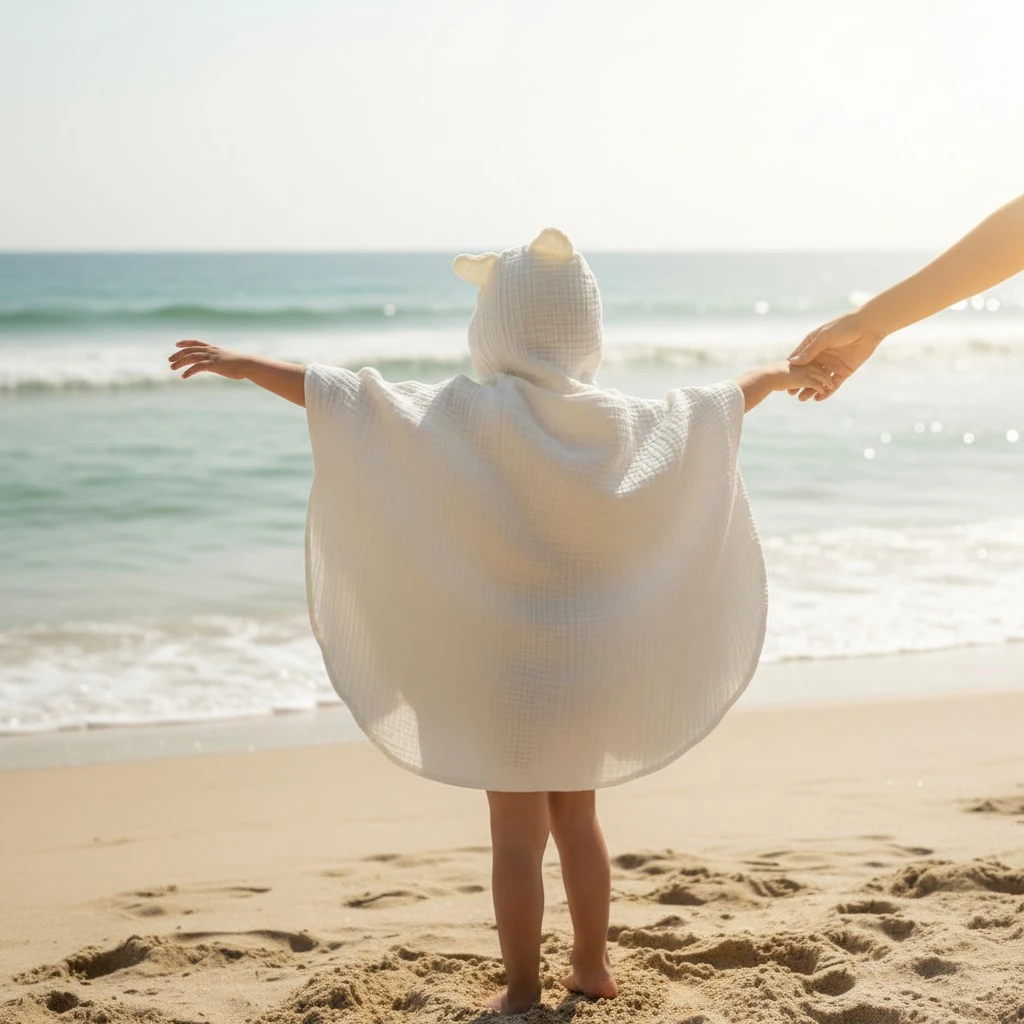 Theia Ecru Müslin Panço