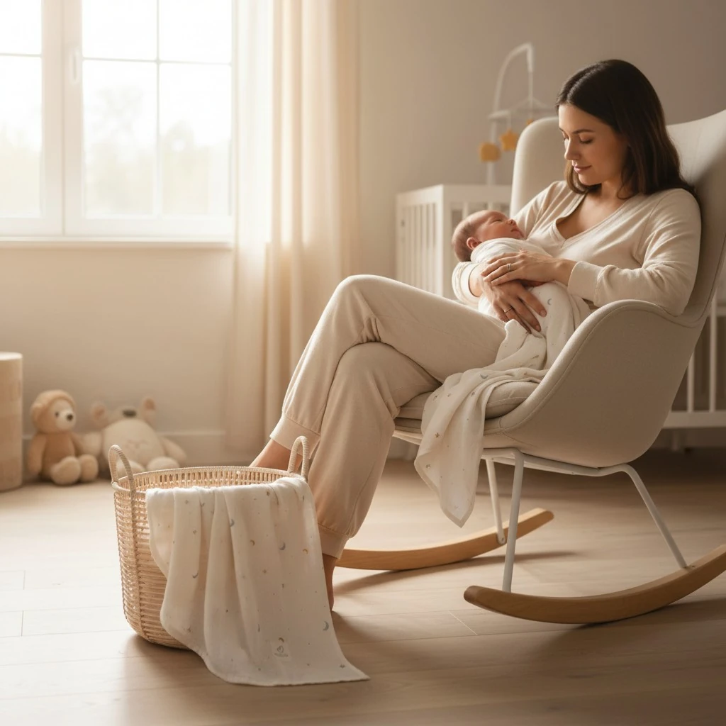 Gökyüzü Desenli Müslin Örtü