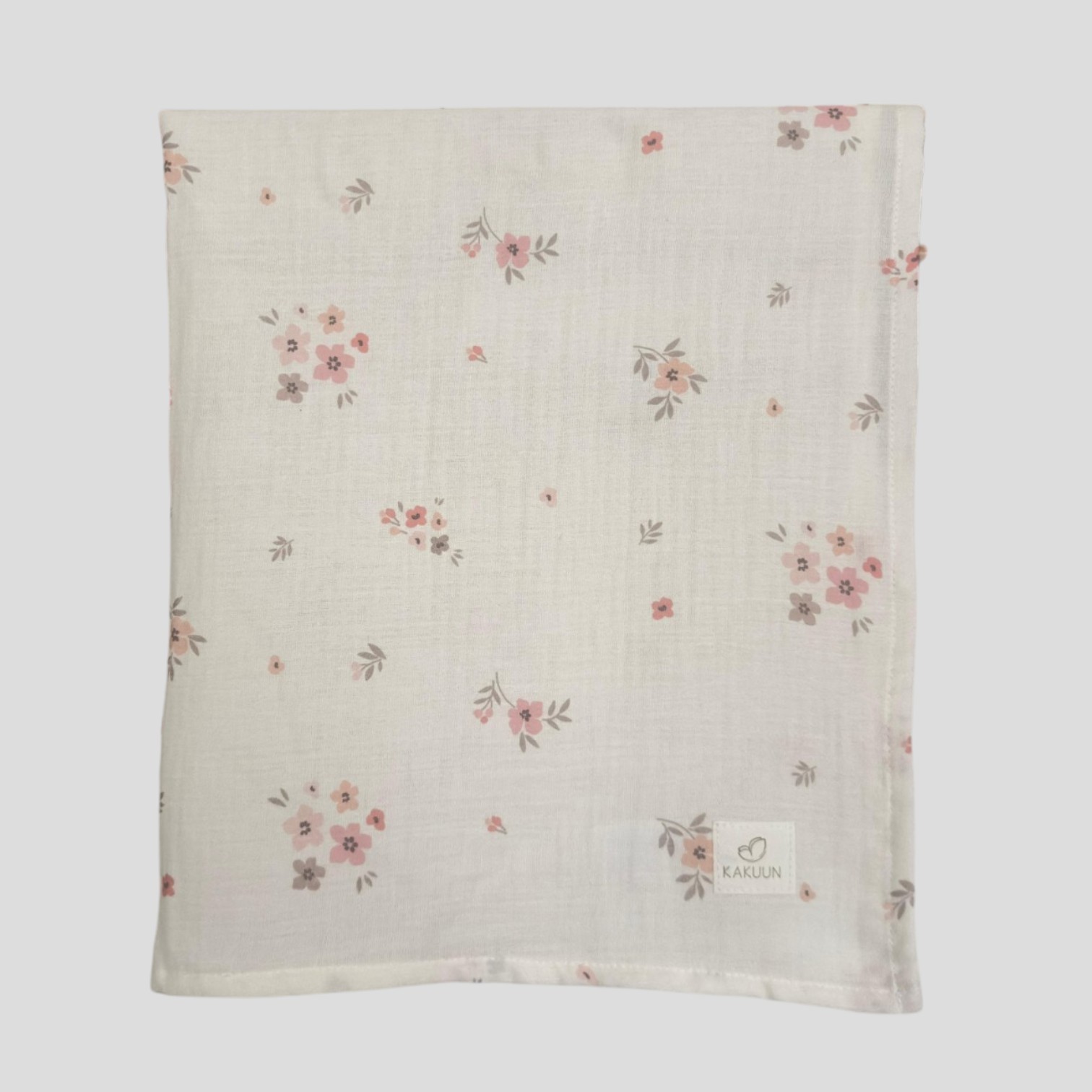 Floral Desenli Müslin Örtü