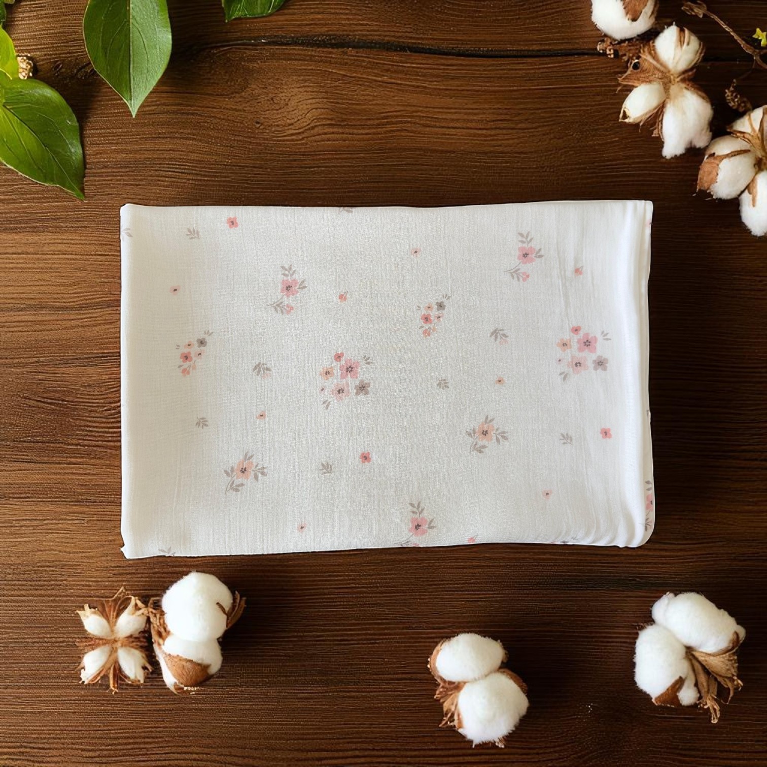 Hyra Çift Katlı Müslin Battaniye - Floral