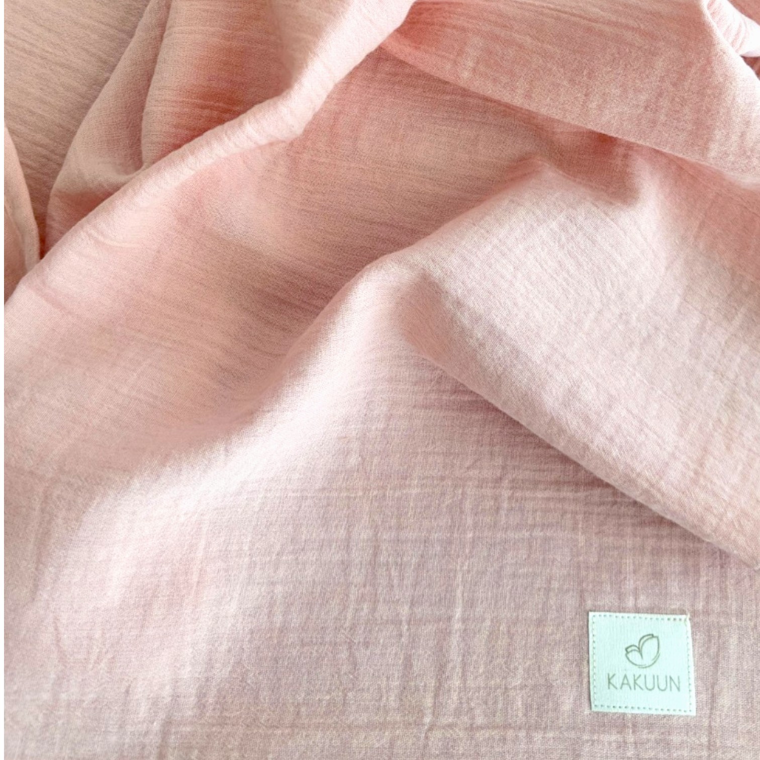 Iris Dusty Rose Düz Müslin Örtü