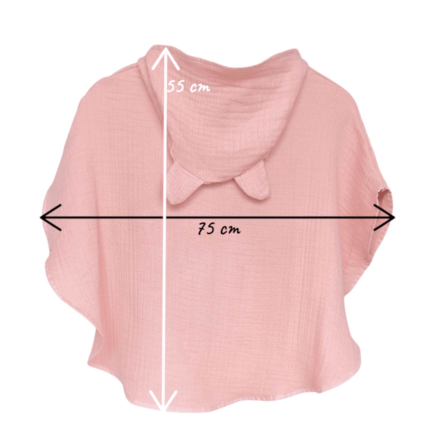 Theia Dusty Pink Müslin Panço