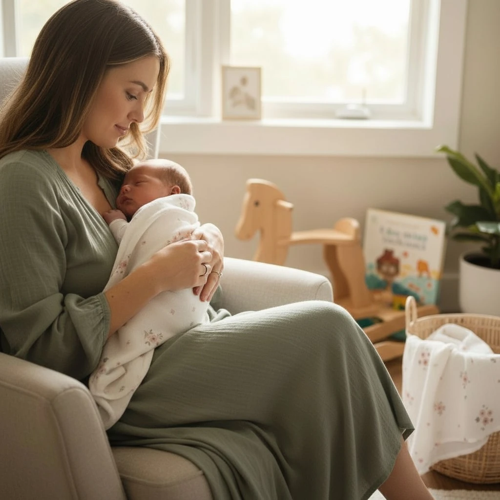 Floral Desenli Müslin Örtü