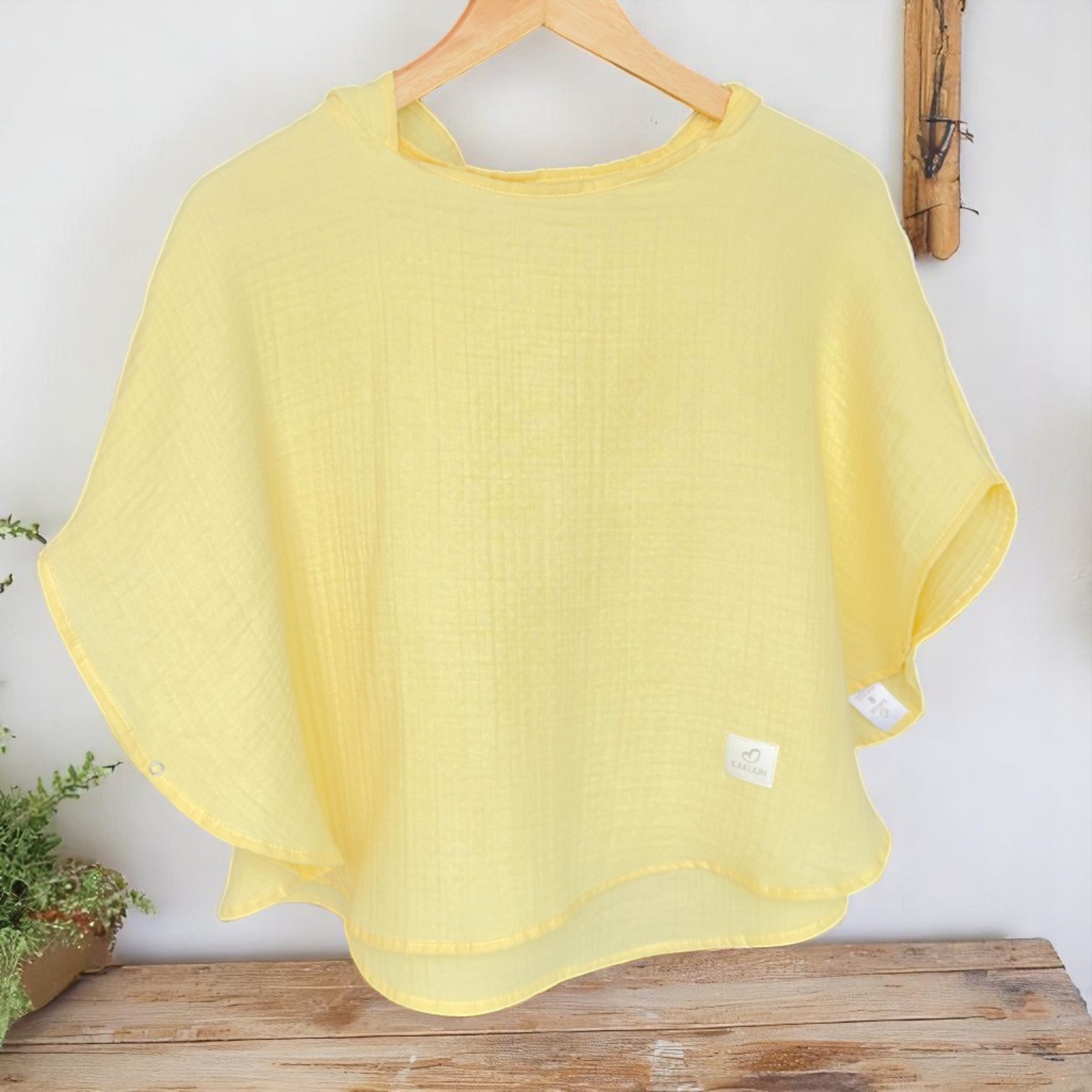 Theia Soft Yellow Müslin Panço