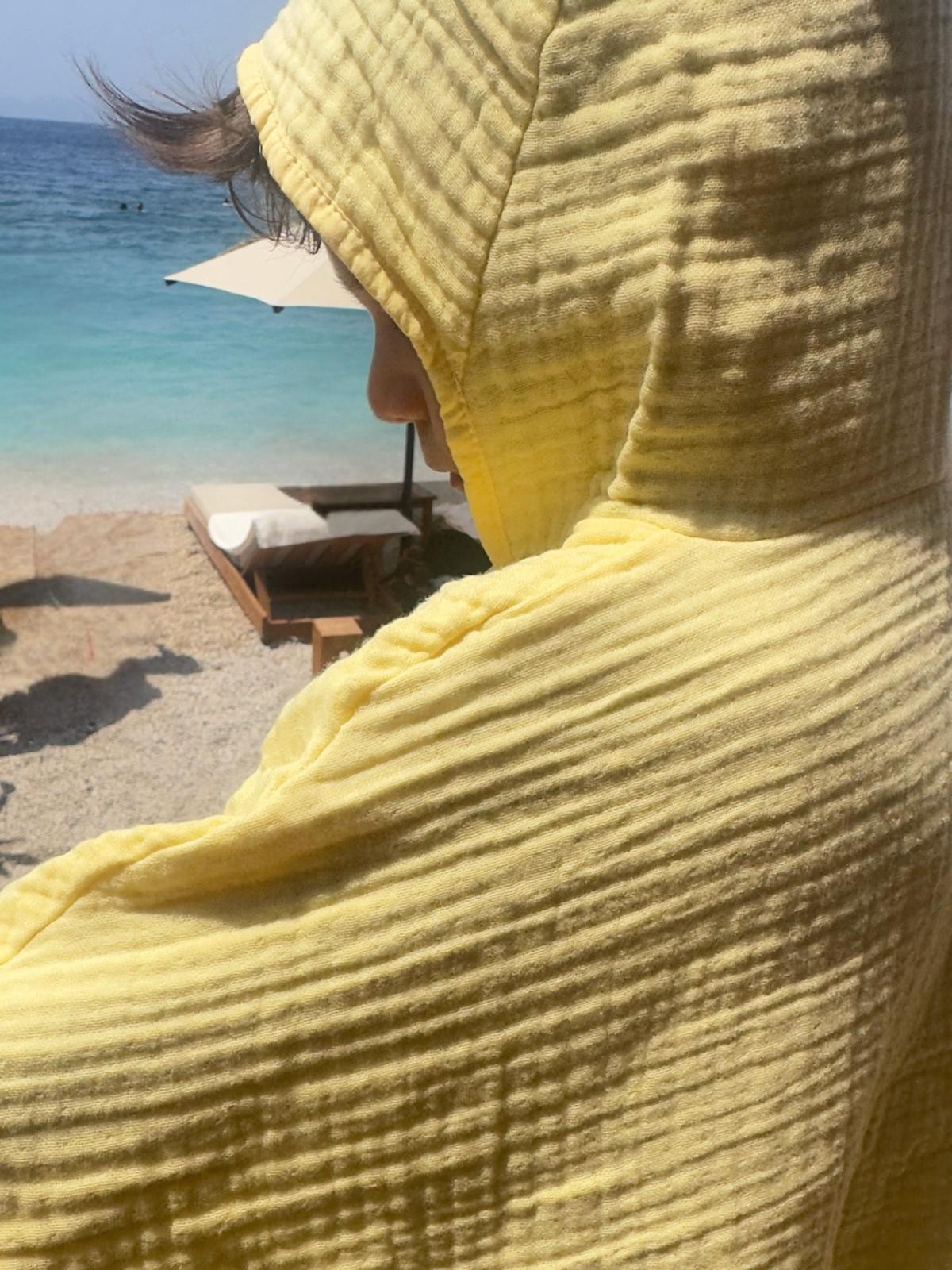 Theia Soft Yellow Müslin Panço