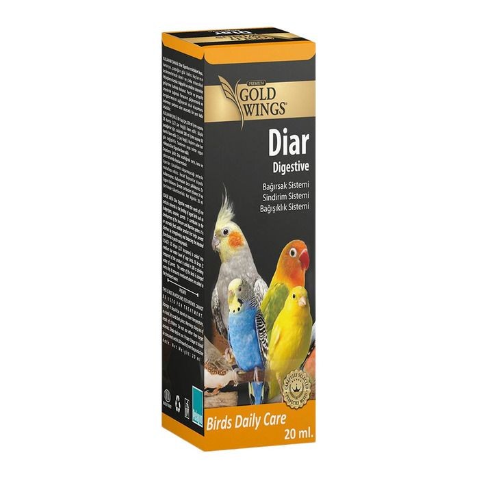 Diar Kuşlar için Sindirim Sistemi Destekleyici 20 ml
