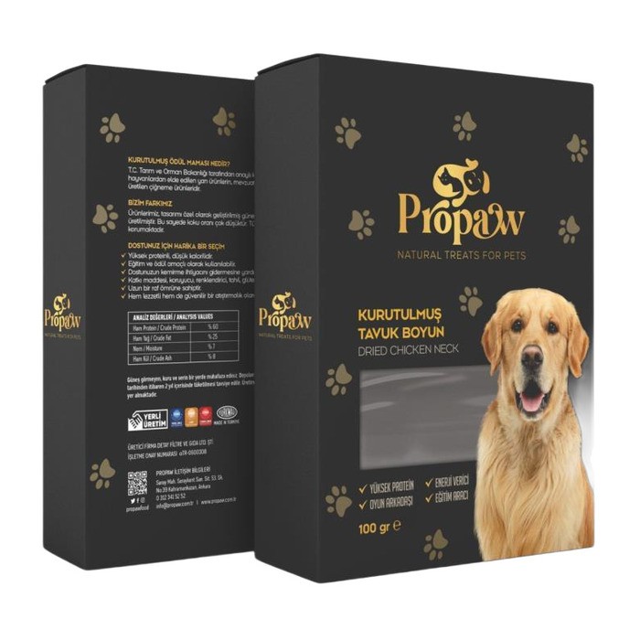 Tavuk Boyun Köpek Ödül Maması 100 Gr