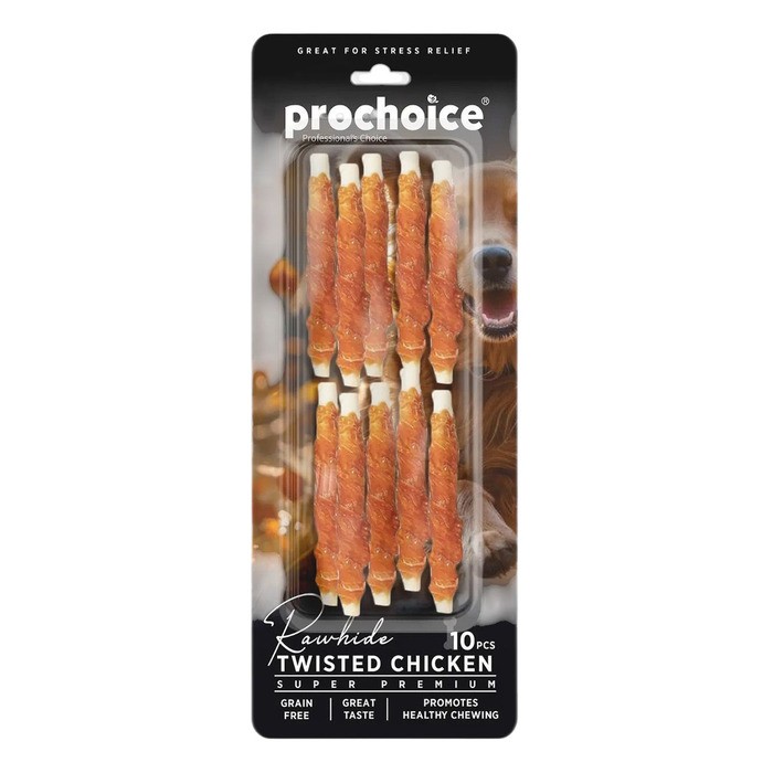 Rawhide Twisted Tavuk 10'lu