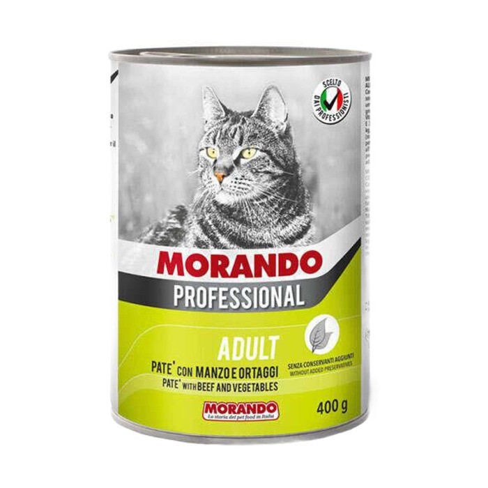 Morando Pate Biftek Ve Sebzeli Kedi Konservesi 400 Gr