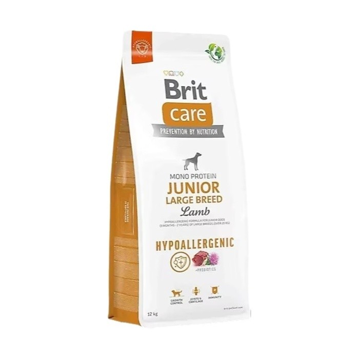 Brit Care Büyük Irk Genç Köpekler İçin, Tek Proteınli, Hipoalerjenik, Kuzu Etli Kuru Mama 3 Kg
