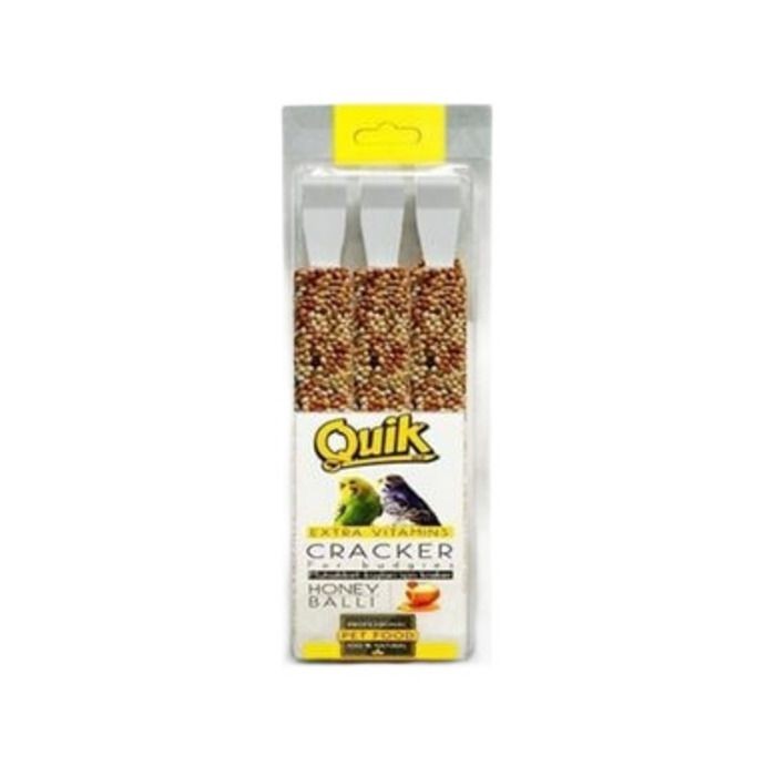 Ballı Muhabbet Kuşu Kraker 3'lü