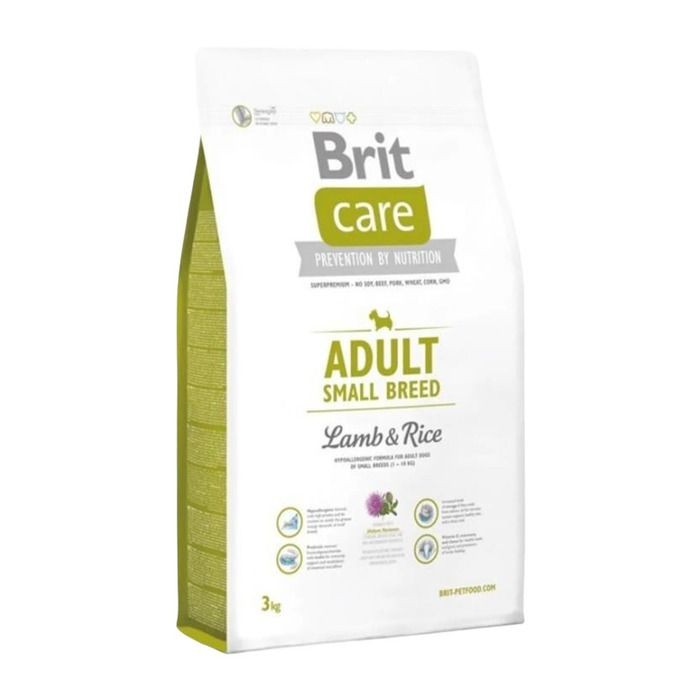 Hypo Allergenic Küçük Irk Kuzulu Ve Pirinçli Yetişkin Köpek Maması 3 Kg