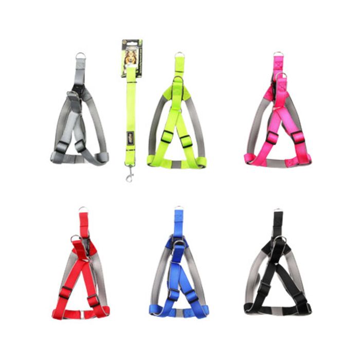 Köpekler İçin Yumuşak Doku Göğüs Tasması Ve Gezdirme İpi 2 Cm