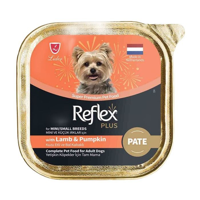 Pate Kuzu Etli Balkabaklı Mini Ve Küçük Irk Yetişkin Köpek Konservesi 85gr
