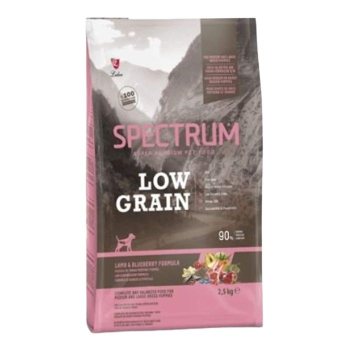Low Grain Kuzu Etli & Yaban Mersinli Orta ve Büyük Irk Yavru Köpek Maması 2.5 kg