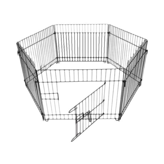 Orbohexagon Pet Metal Köpek Oyun Alanı Çit 63x63 Cm Altı Parça