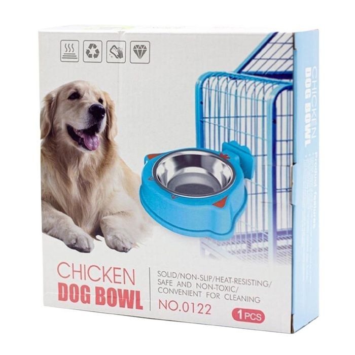 Askı Aparatlı Köpek Mama Ve Su Kabı
