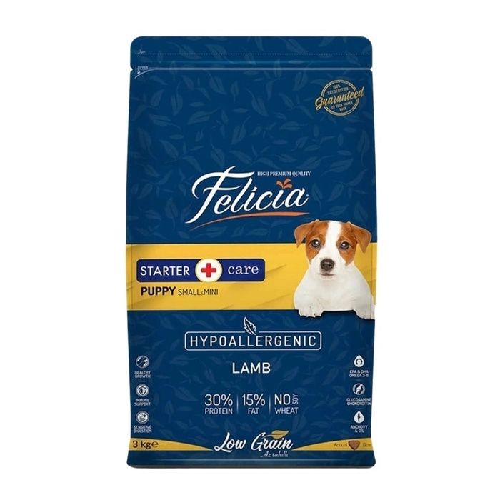 Az Tahıllı Yavru Kuzulu Small Mini Hypoallergenic Köpek Maması 3 Kg