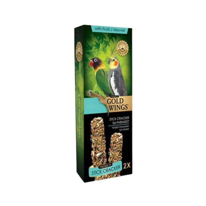 Gold Wings Meyveli Paraket Kuşları İçin Kraker ( 2 x 60 g )