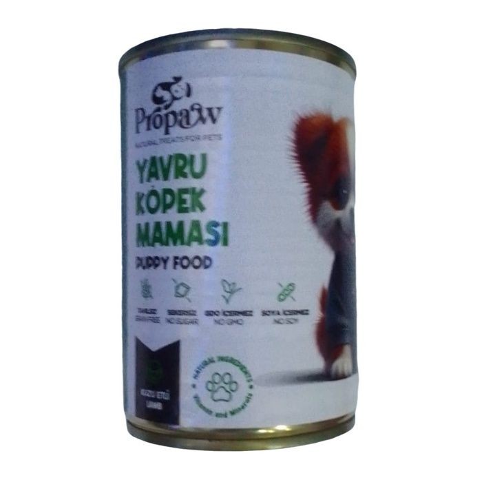 Kuzu Etli Yavru Köpek Yaş Mama 415 Gr
