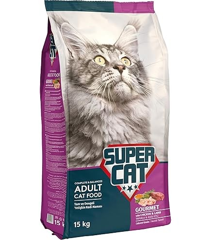 Süper Cat Gurme(tavuklu,kuzulu) Yetişkin Kedi Maması