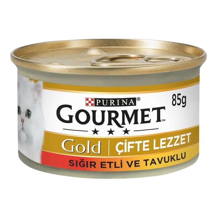 Sığır Etli Tavuklu Kedi Konserve Maması 85 Gr