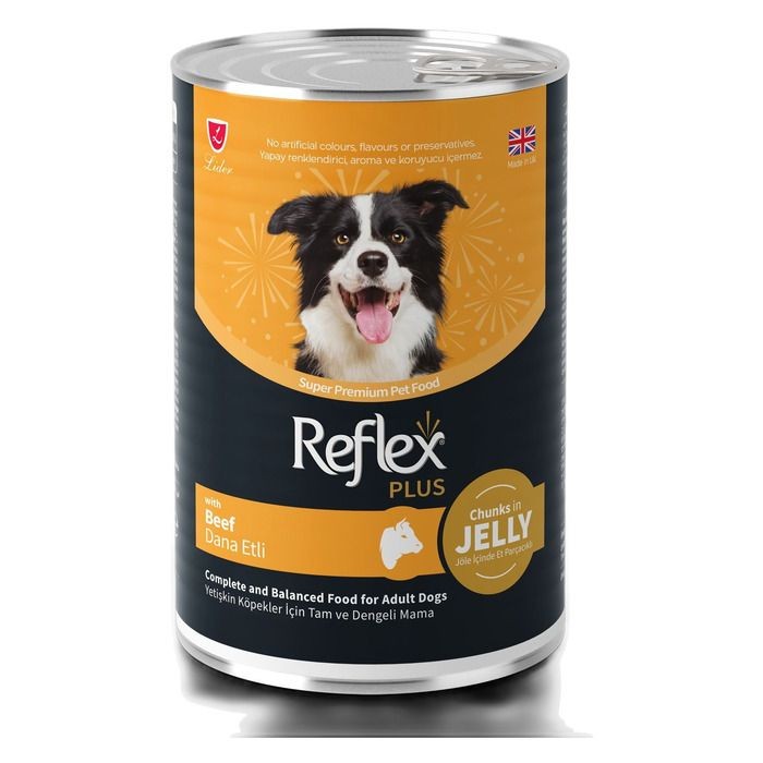 Jöle İçinde Parçacıklı Dana Etli Yetişkin Köpek Konservesi 400 Gr