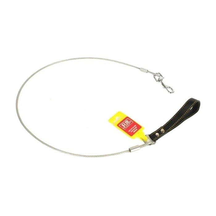 Deri Utmalı Çelik Halat Gezdirme 3 Mm 120 Cm