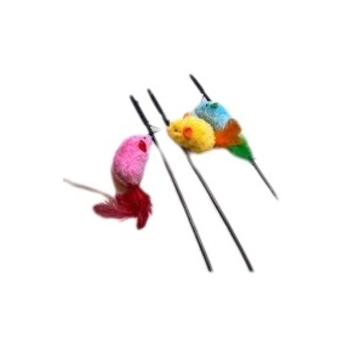 Sesli Peluş Fare Kedi Oltası