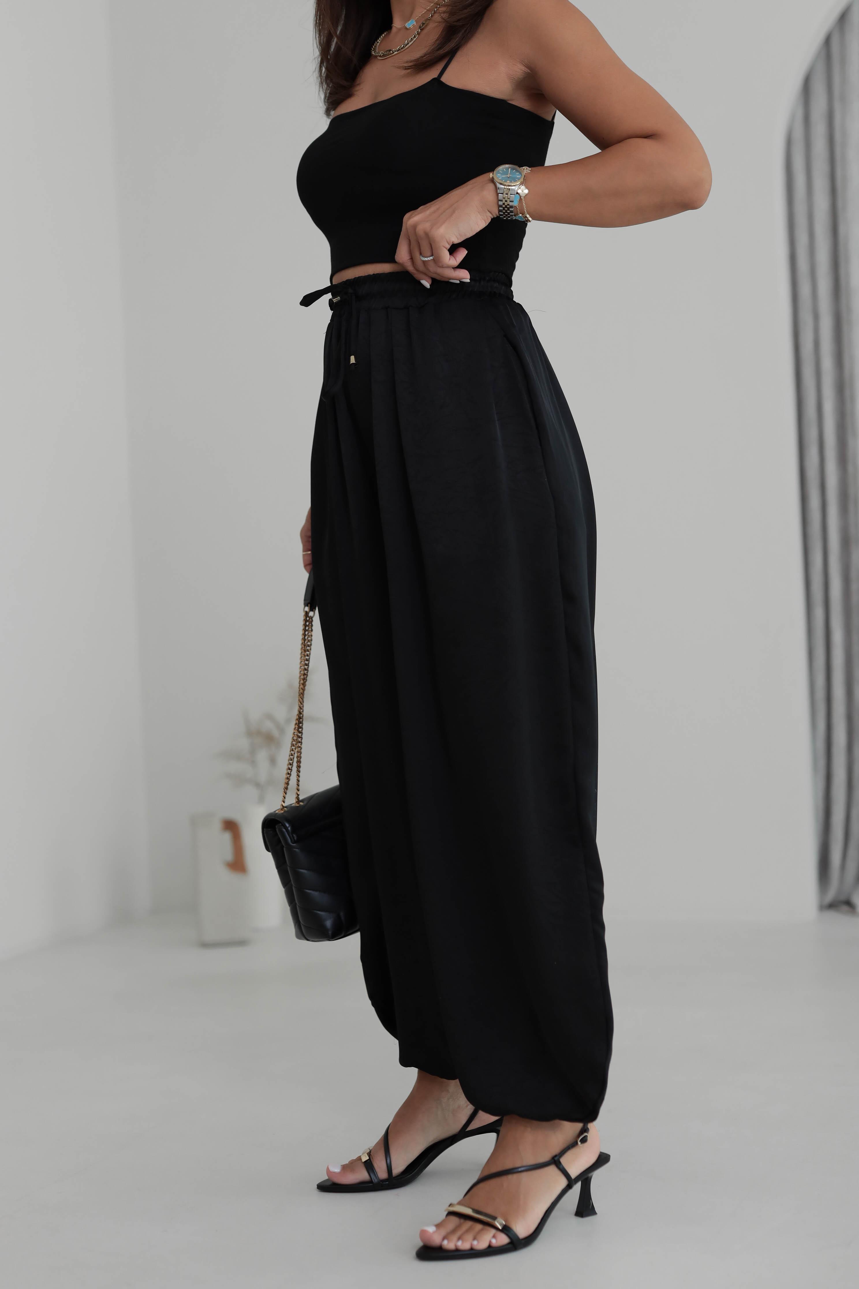 51199 SATEN ŞALVAR PANTOLON
