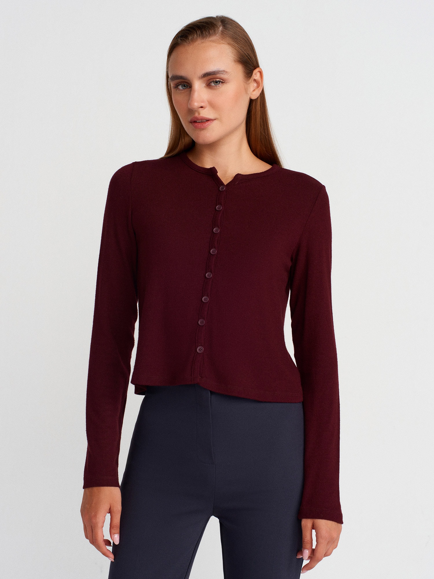 31413 DÜĞME DETAYLI HIRKA