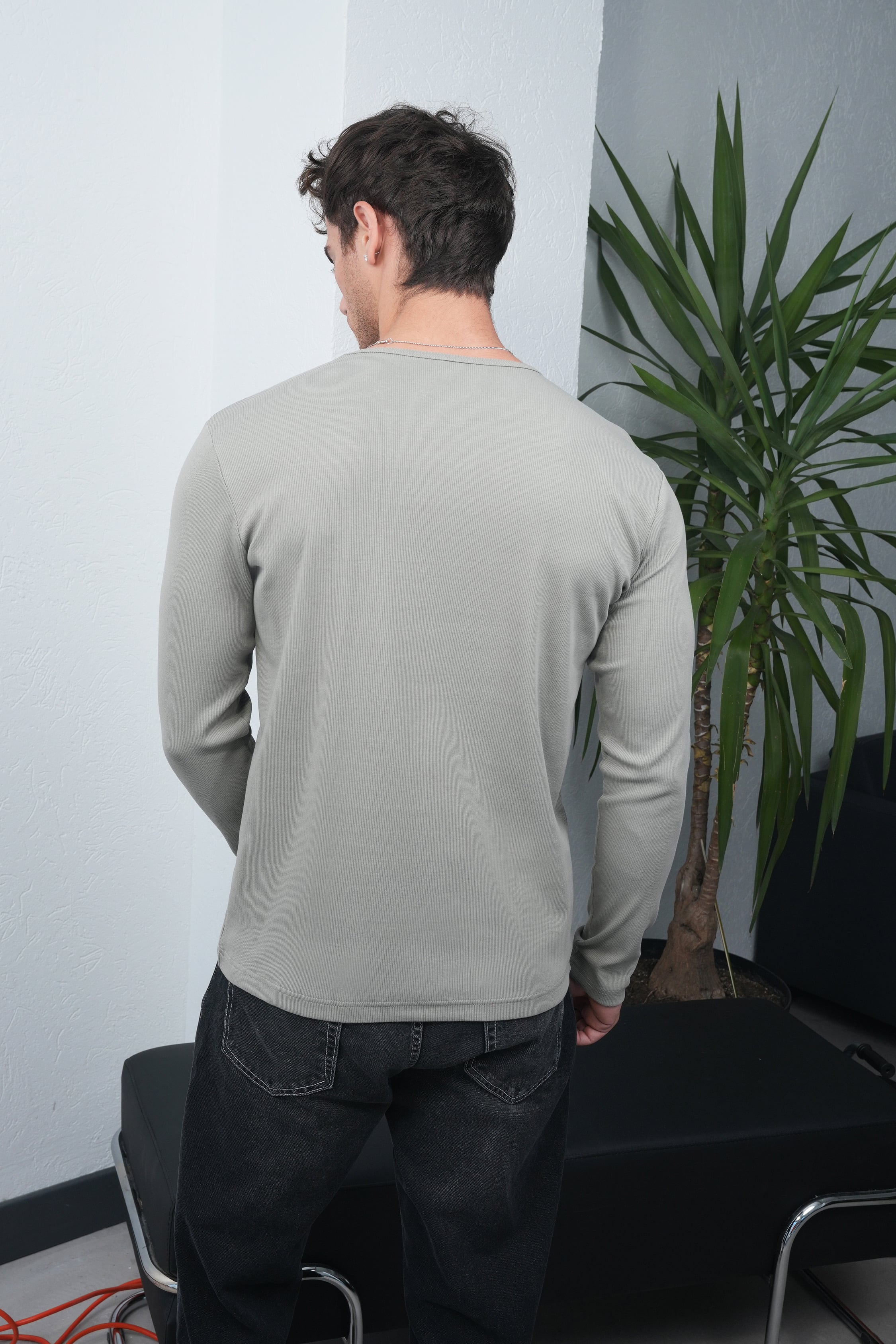 SWT2435 İNCE RİBANA SWEATSHIRT