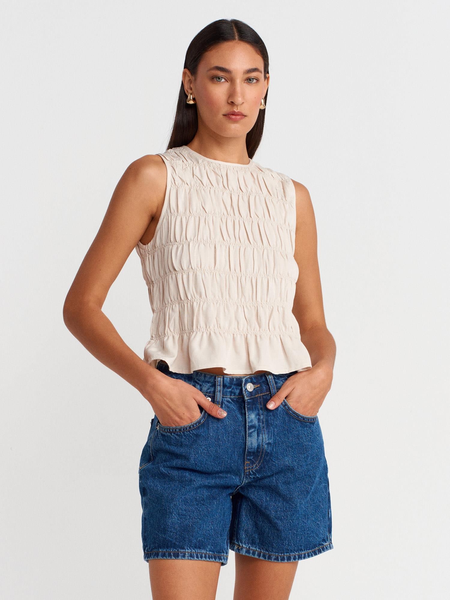 50845 KOLSUZ CROP BLUZ