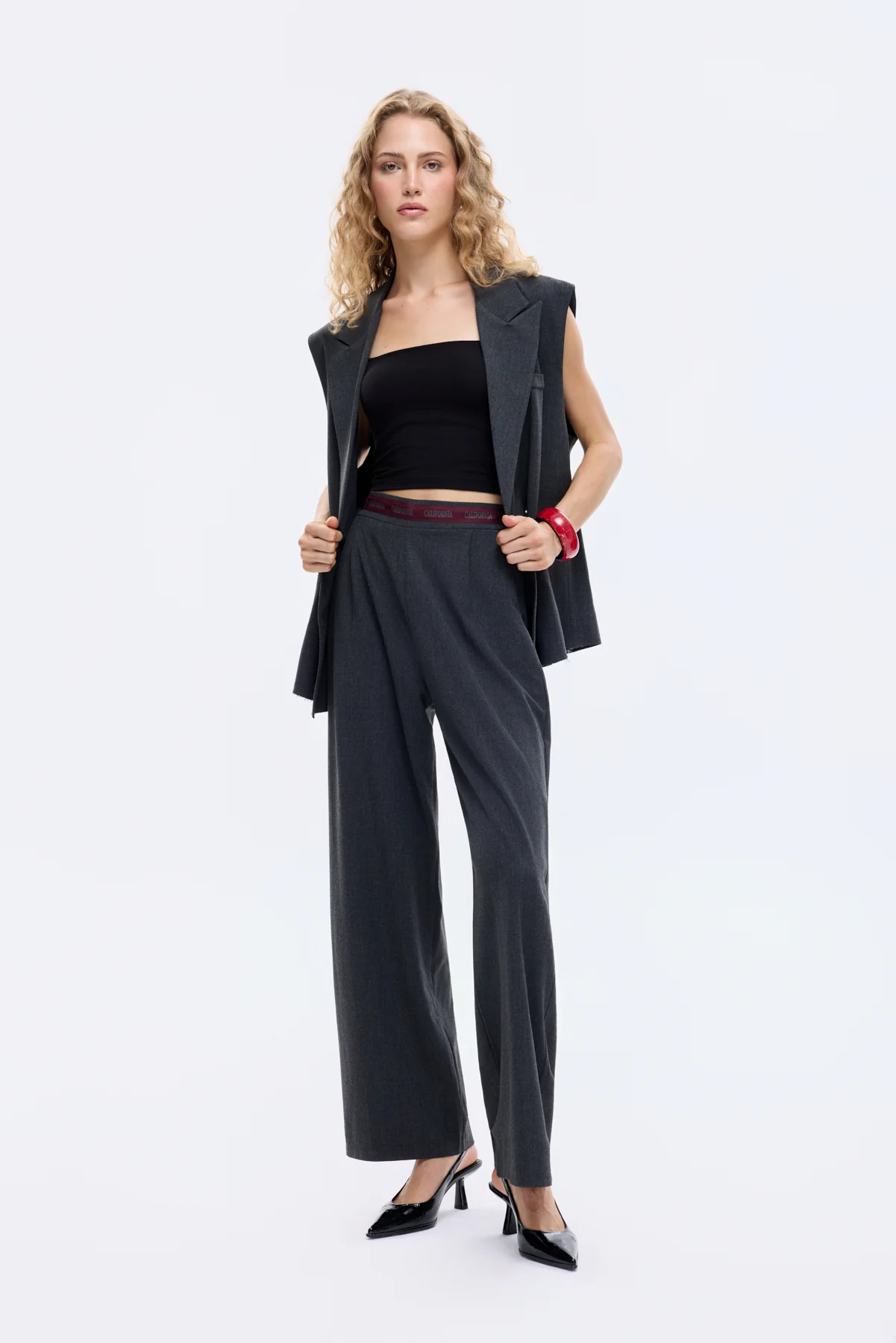 PNT00763 DÜZ PAÇA PANTOLON