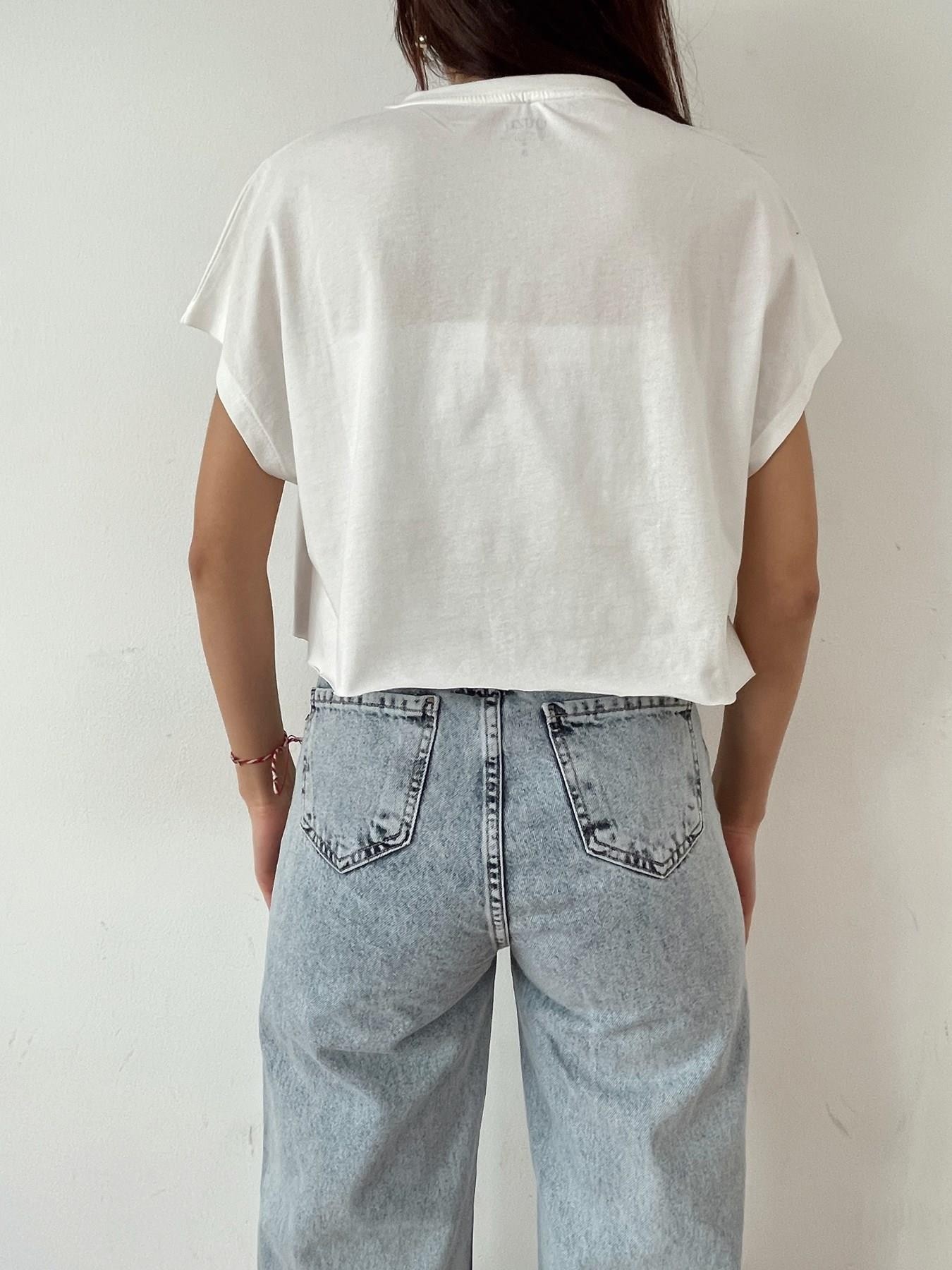 180244 MALIBU BASKILI KISA T-SHIRT