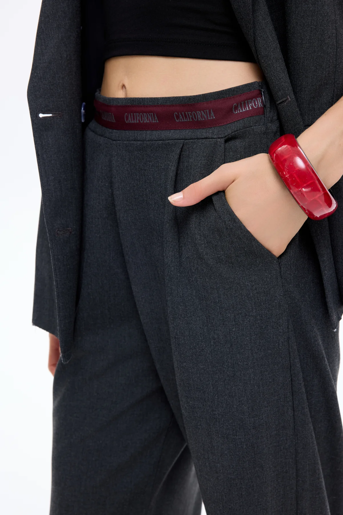 PNT00763 DÜZ PAÇA PANTOLON