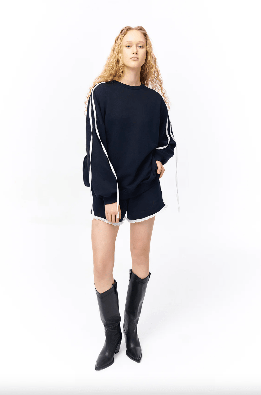 SWT00004  KOLU ŞERİTLİ SWEATSHIRT