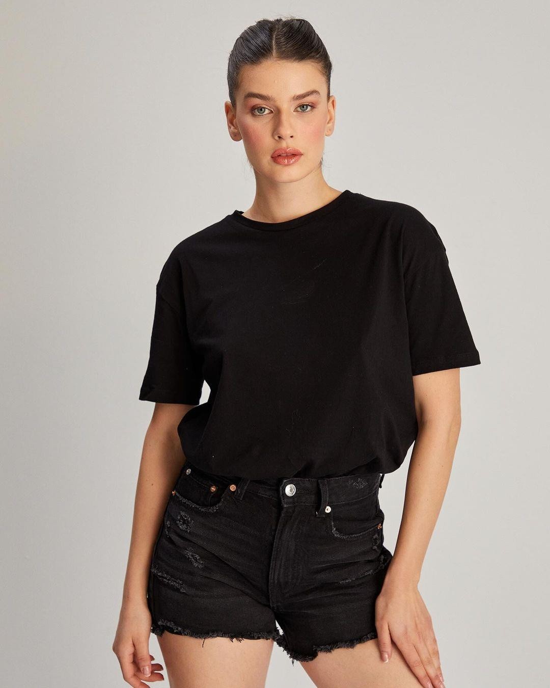 2416184 ARKASI TAŞLI T-SHIRT