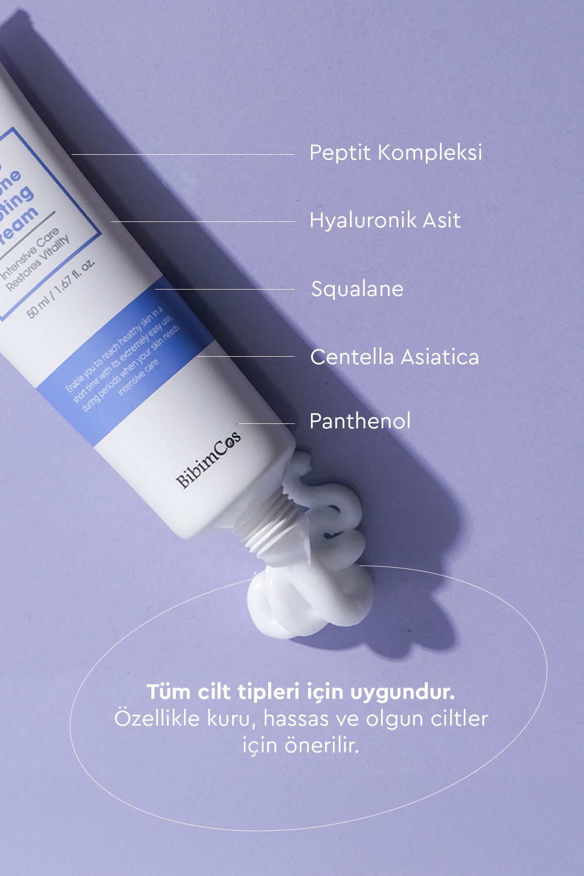 Bibimcos All-in-one Shooting Cream - Yoğun Nemlendirici Krem 50ml