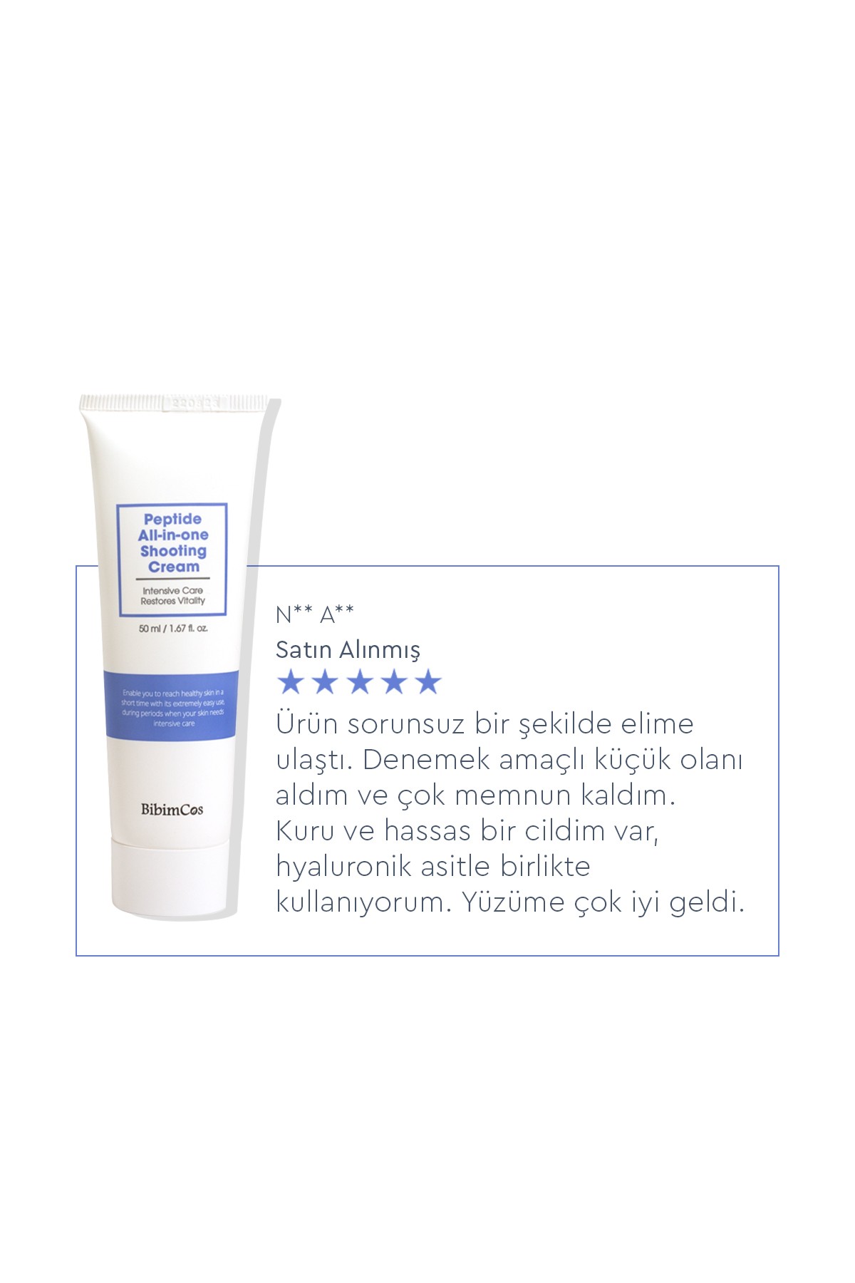 Bibimcos All-in-one Shooting Cream - Yoğun Nemlendirici Krem 50ml