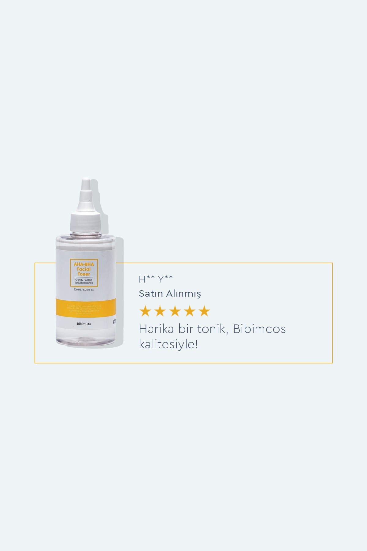 Bibimcos AHA-BHA Facial Toner 200ml 